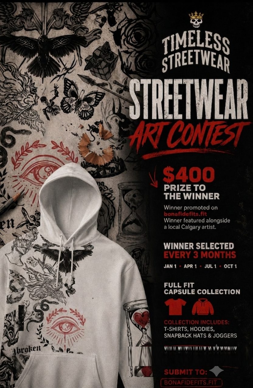 TSP Streetwear Art Contest flyer